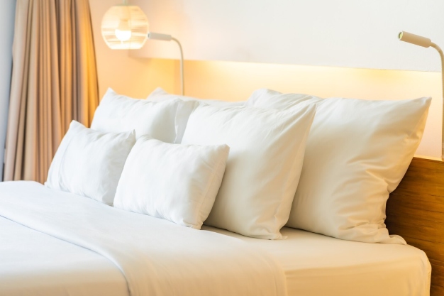 Hotel White Pillows