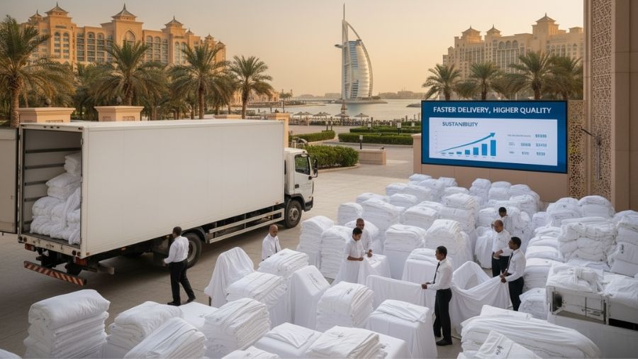 How Local Linen Suppliers Give Dubai Resorts a Competitive Advantage