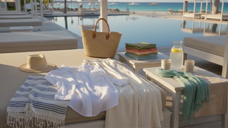 Linen for the Ultimate Beach Club Look