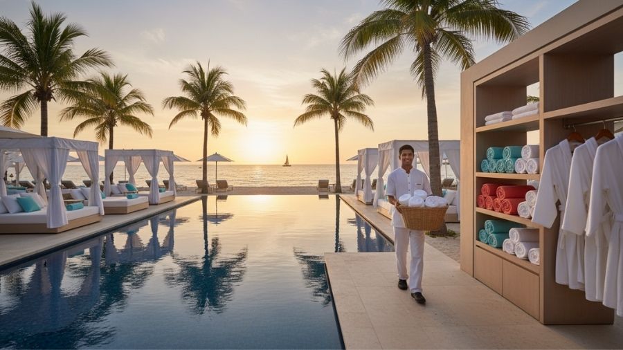 Premium Beach Club Linen Solutions