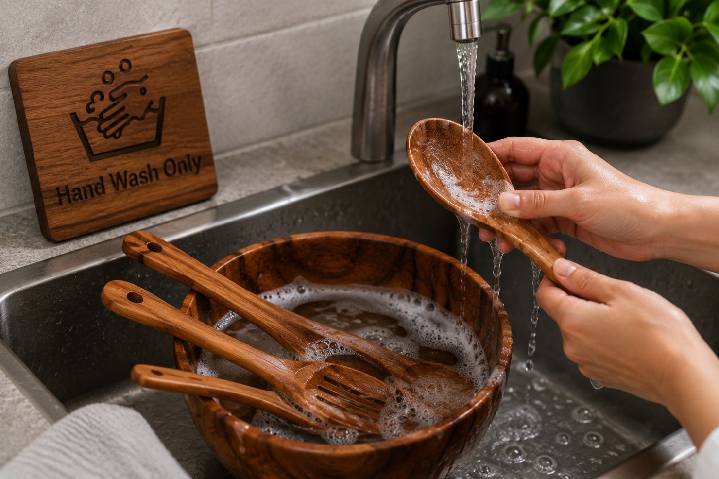 Woodenware Hand Wash Only