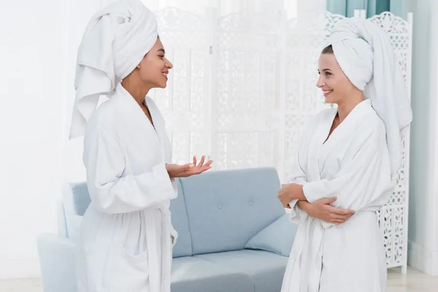 Bathrobe vs Towel