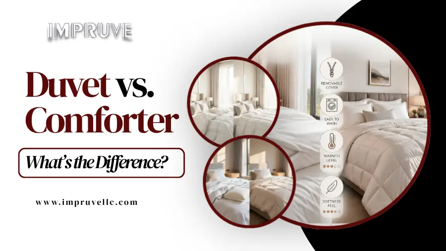 Duvet vs Comforter What’s the Difference - Impruve LLC